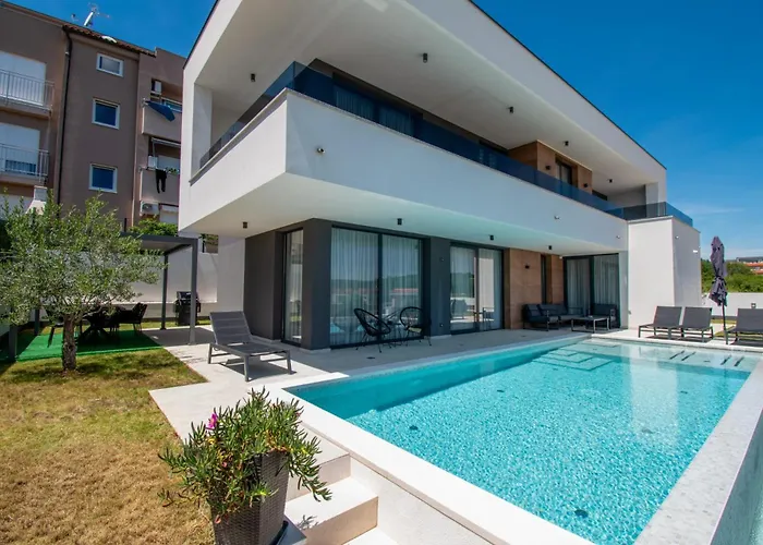 빌라 Infinity Gem Mit Beheizbarem Pool In Medulin, Istrien *